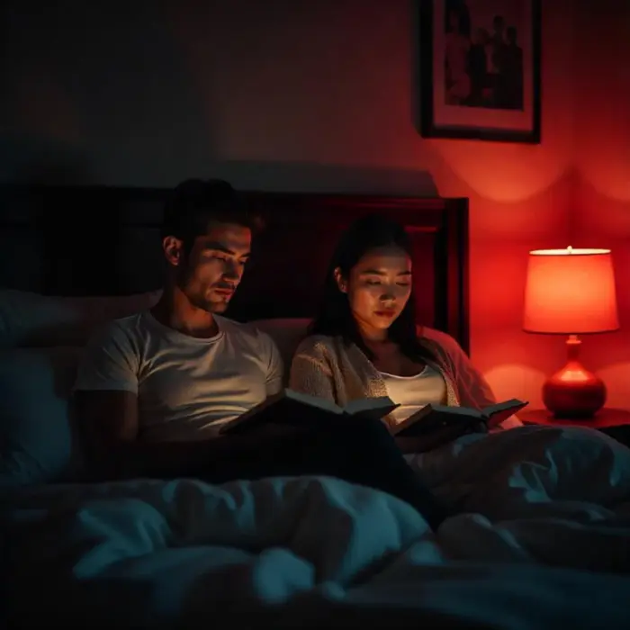 Bombilla BIO LED Luz Roja Flicker FREE E14 E27 8W casquillo 27mm (Sin parpadeo) - Imagen 4